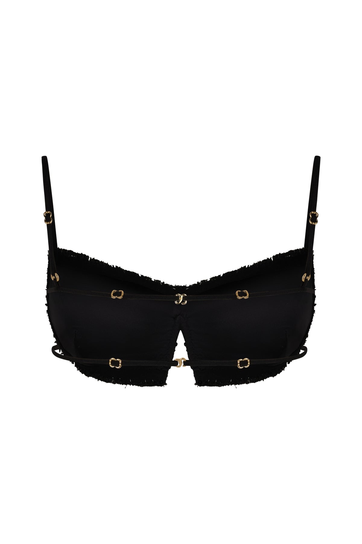 ASAP Tweed Top Black