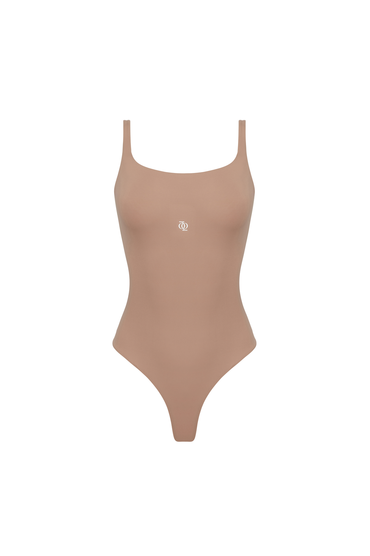 Second Skin Square-Neck Bodysuit Nude