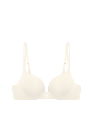 Second Skin Teardrop Push Up Bra Vanilla