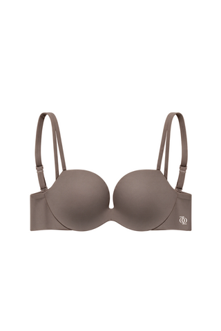 Second Skin Ultimate Wire-Free Push Up Bra Mushroom