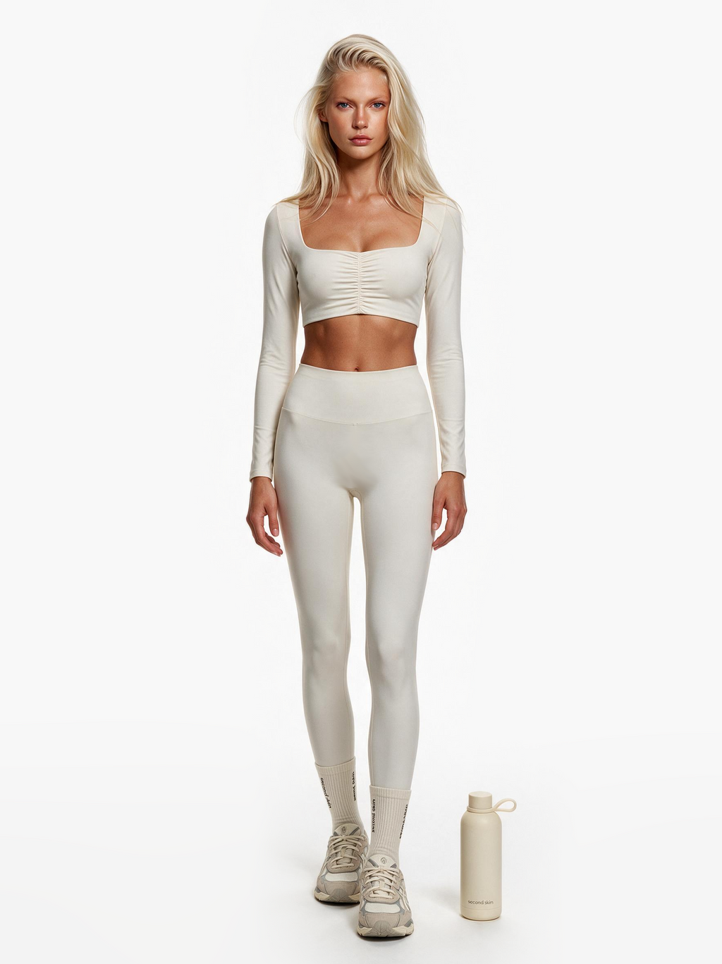 Second Skin Studio High-Waisted Legging Ivory